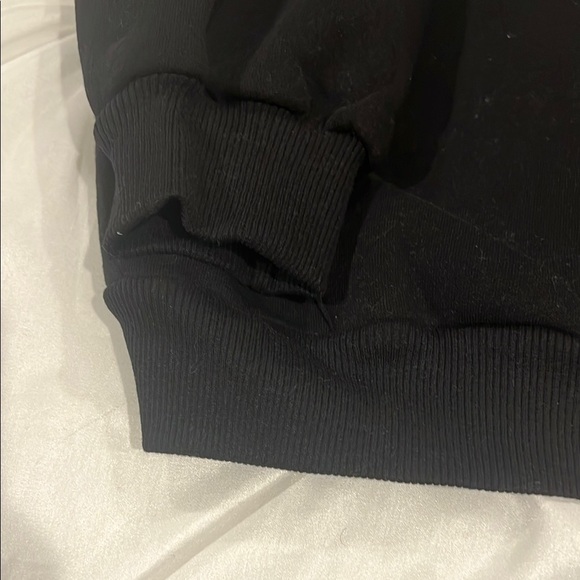 Boohoo Black MAN Hoodie with White Details size S - Picture 6 of 8